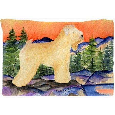 Jensendistributionservices 20.5 x 30 in. Wheaten Terrier Soft Coated Moisture Wicking Fabric Standard Pillowcase MI230228